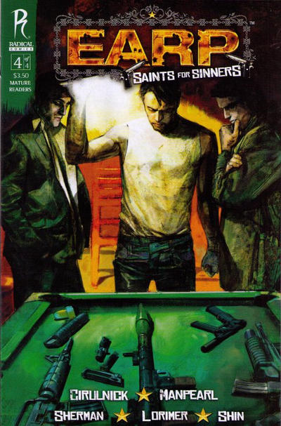 Cover for Earp: Saints for Sinners (Radical Comics, 2010 series) #4