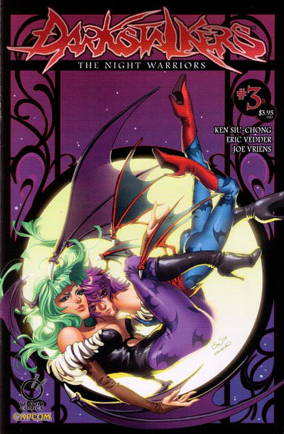 Cover for Darkstalkers the Night Warriors (Udon Comics, 2010 series) #3 [Cover B by Emily Warren]