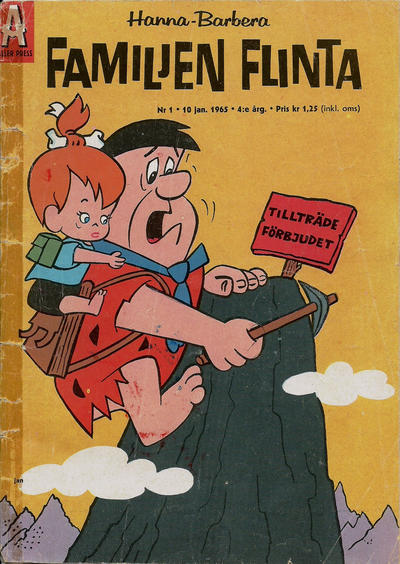 Cover for Familjen Flinta (Allers, 1962 series) #1/1965