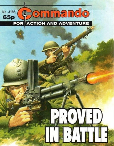 Cover for Commando (D.C. Thomson, 1961 series) #3195