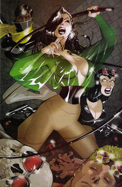 Cover for Airboy Presents Air Vixens (Moonstone, 2011 series) #1 [Franchesco Virgin Cover]