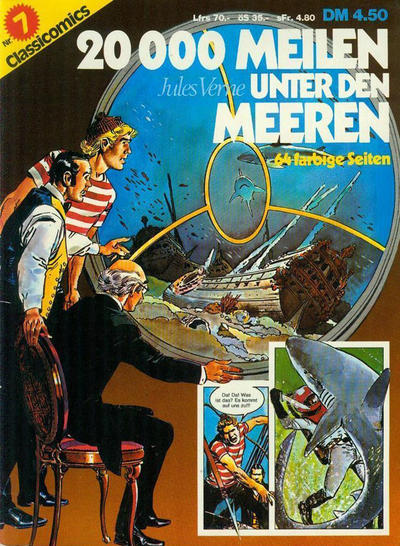 Cover for Classicomics (Schwager & Steinlein, 1974 series) #7 - 20000 Meilen unter den Meeren