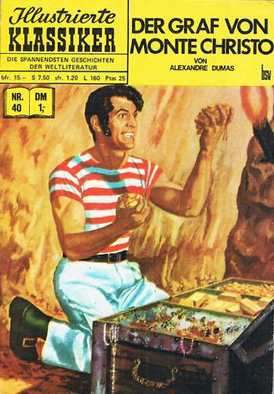 Cover for Illustrierte Klassiker [Classics Illustrated] (BSV - Williams, 1956 series) #40 - Der Graf von Monte Christo [5. Auflage - Gelbe Leiste]