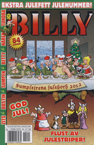 Cover for Billy (Hjemmet / Egmont, 1998 series) #25/2012