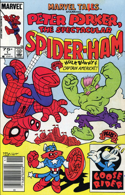 Cover for Marvel Tails Starring Peter Porker, the Spectacular Spider-Ham (Marvel, 1983 series) #1 [Canadian]