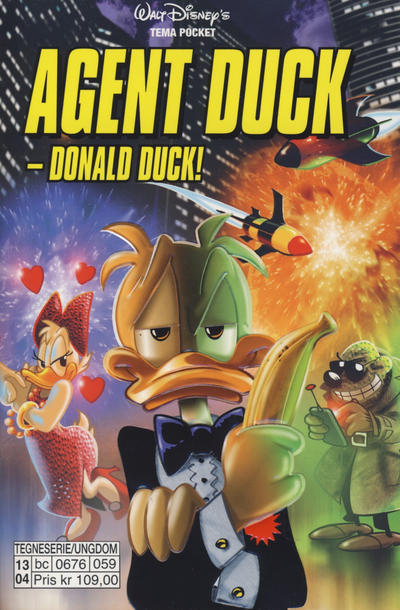 Cover for Donald Duck Tema pocket; Walt Disney's Tema pocket (Hjemmet / Egmont, 1997 series) #[55] - Agent Duck-Donald Duck!