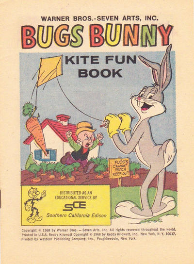 Cover for Bugs Bunny Kite Fun Book (Western, 1968 series) #[nn]