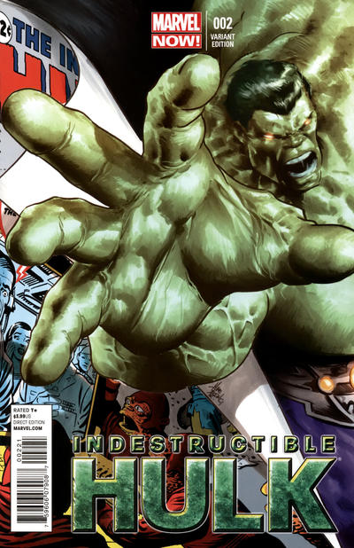 Cover for Indestructible Hulk (Marvel, 2013 series) #2 [Deodato]
