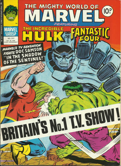 Cover for The Mighty World of Marvel (Marvel UK, 1972 series) #317
