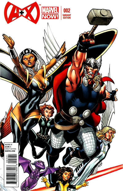 Cover for A+X (Marvel, 2012 series) #2 [Variant Cover by Ed McGuinness]