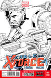 Cover Thumbnail for Cable and X-Force (2013 series) #1 [Sketch Variant Cover by Joe Quesada]