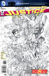 Cover for Justice League (DC, 2011 series) #7 [Jim Lee Sketch Cover]