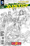 Cover for Justice League (DC, 2011 series) #8 [Jim Lee Sketch Cover]