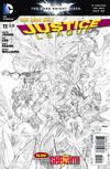 Cover for Justice League (DC, 2011 series) #11 [Jim Lee Sketch Cover]