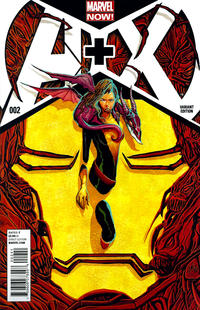 Cover for A+X (Marvel, 2012 series) #2 [Variant Cover by Mike Del Mundo]