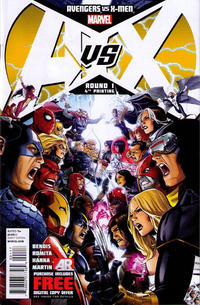 Cover for Avengers vs. X-Men (Marvel, 2012 series) #1 [4th Printing Variant]