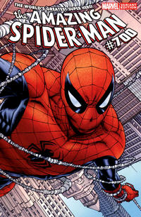 Cover for The Amazing Spider-Man (Marvel, 1999 series) #700 [Variant Edition - Joe Quesada Wraparound Cover]