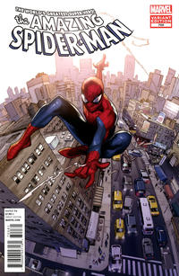 Cover for The Amazing Spider-Man (Marvel, 1999 series) #700 [Variant Edition - Olivier Coipel Cover]