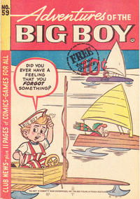Cover Thumbnail for Adventures of the Big Boy (Webs Adventure Corporation, 1957 series) #59 [East]
