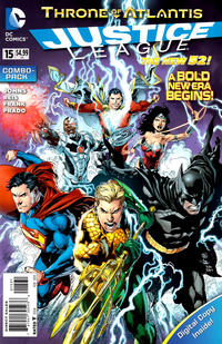 Cover for Justice League (DC, 2011 series) #15 [Combo-Pack]