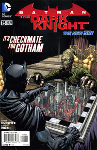 Cover for Batman: The Dark Knight (DC, 2011 series) #15