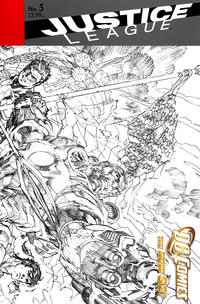 Cover Thumbnail for Justice League (DC, 2011 series) #5 [Jim Lee Sketch Cover]