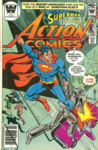 Cover for Action Comics (DC, 1938 series) #504 [Whitman]