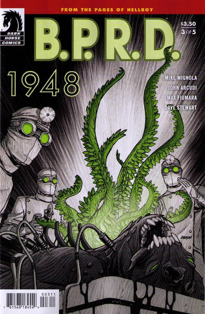 Cover for B.P.R.D.: 1948 (Dark Horse, 2012 series) #3