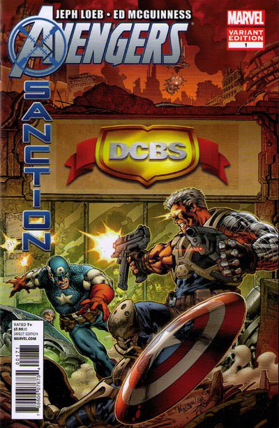 Cover for Avengers: X-Sanction (Marvel, 2012 series) #1 [DCBS Variant Edition]