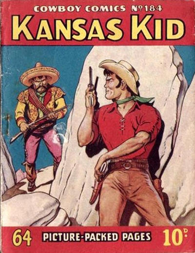 Cover for Cowboy Comics (Amalgamated Press, 1950 series) #184