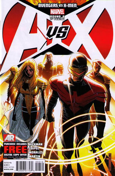 Cover for Avengers vs. X-Men (Marvel, 2012 series) #6 [2nd Printing Variant]