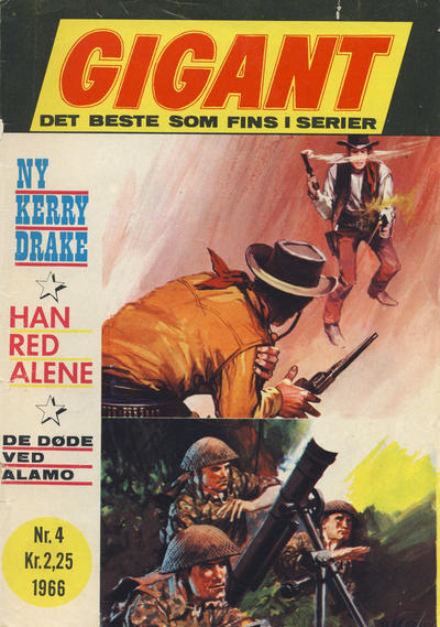 Cover for Gigant (Serieforlaget / Se-Bladene / Stabenfeldt, 1966 series) #4/1966