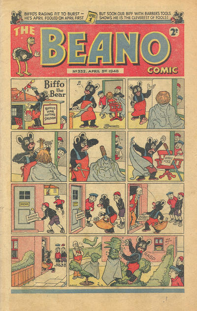 Cover for The Beano Comic (D.C. Thomson, 1938 series) #332