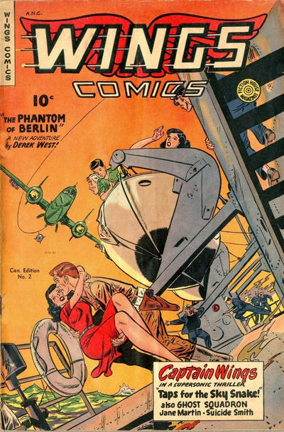 Cover for Wings Comics (Publications Services Limited, 1949 series) #2