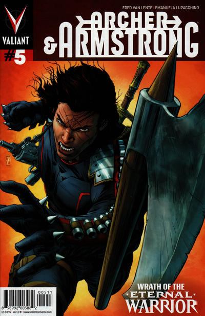 Cover for Archer and Armstrong (Valiant Entertainment, 2012 series) #5 [Cover A - Patrick Zircher]