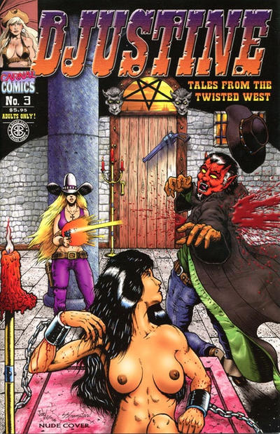 Cover for Djustine (Carnal Comics; Opus Graphics, 2004 series) #3