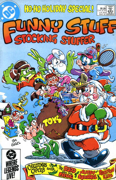 Cover for Funny Stuff Stocking Stuffer (DC, 1985 series) #1 [Direct]
