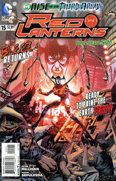 Cover for Red Lanterns (DC, 2011 series) #15