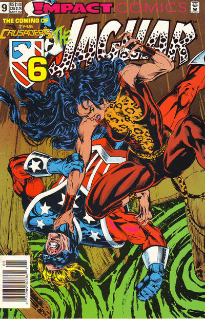 Cover for The Jaguar (DC, 1991 series) #9 [Newsstand]
