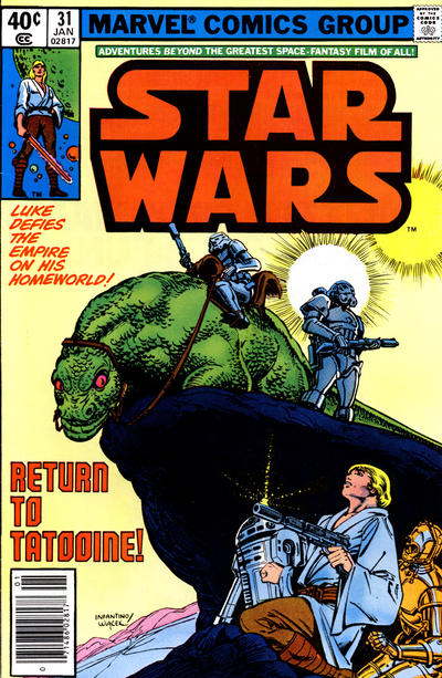 Cover for Star Wars (Marvel, 1977 series) #31 [Newsstand]