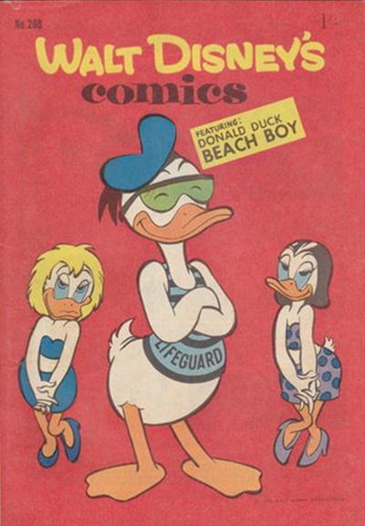 Cover for Walt Disney's Comics (W. G. Publications; Wogan Publications, 1946 series) #208