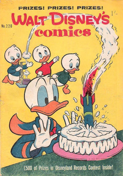 Cover for Walt Disney's Comics (W. G. Publications; Wogan Publications, 1946 series) #220