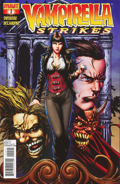 Cover for Vampirella Strikes (Dynamite Entertainment, 2013 series) #1 [Johnny Desjardins cover]