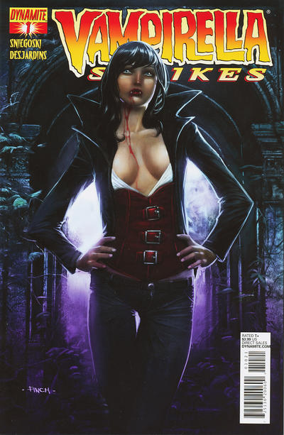 Cover for Vampirella Strikes (Dynamite Entertainment, 2013 series) #1 [David Finch cover]