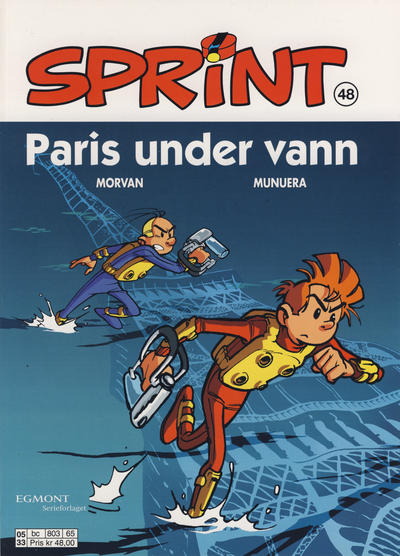 Cover for Sprint (Hjemmet / Egmont, 1998 series) #48 - Paris under vann [Reutsendelse 803 65]