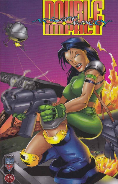 Cover for Double Impact:  Trigger Happy (High Impact Entertainment, 1998 series) #1 [Clayton Henry cover]