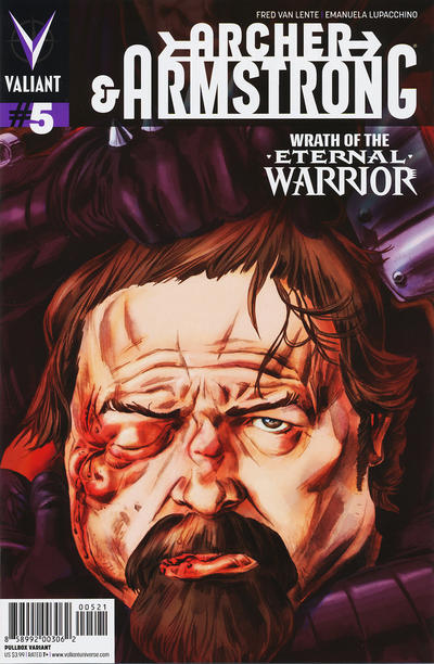 Cover for Archer and Armstrong (Valiant Entertainment, 2012 series) #5 [Cover B - Pullbox Edition - Doug Braithwaite]
