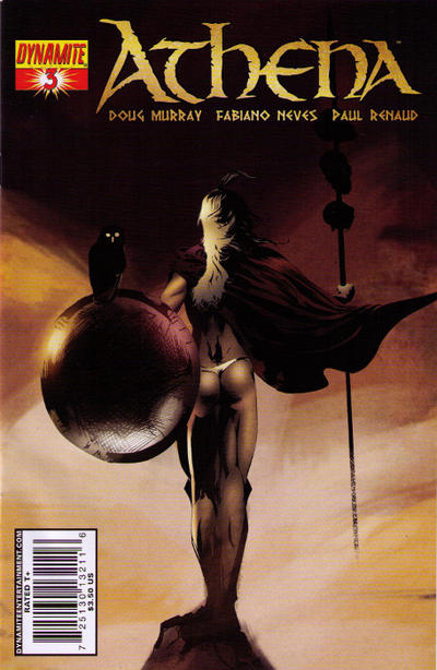 Cover for Athena (Dynamite Entertainment, 2009 series) #3 [Denis Calero]