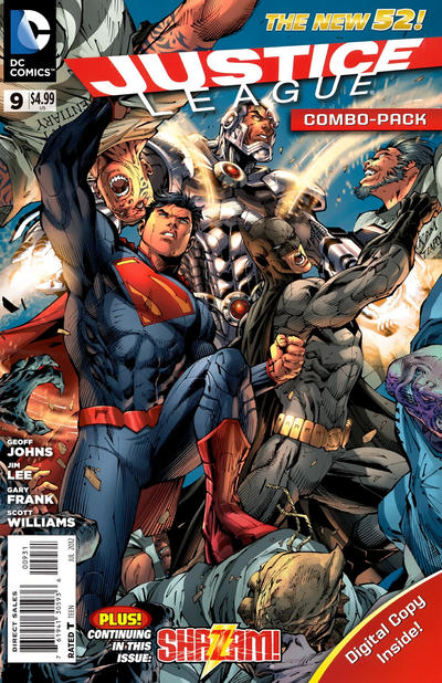 Cover for Justice League (DC, 2011 series) #9 [Combo-Pack]