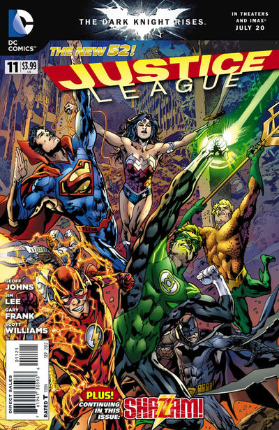 Cover for Justice League (DC, 2011 series) #11 [Bryan Hitch Cover]